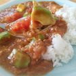 5分で完成☆トマト&アボカド&ツナカレー