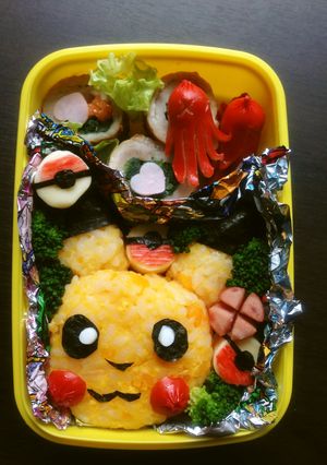 キャラ弁★ポケモン・ピカチュウ弁当-レシピのメイン写真
