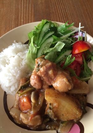 チキンの野菜カレー煮〜夏野菜バージョン-レシピのメイン写真