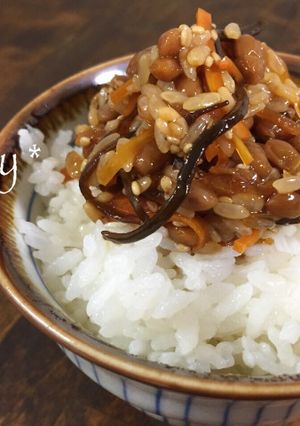 発酵パワーで夏バテ解消！かんたん麹納豆-レシピのメイン写真