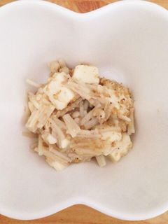 ★離乳食後期★えのきと豆腐のごま煮-レシピのメイン写真