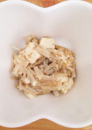 ★離乳食後期★えのきと豆腐のごま煮-レシピのメイン写真