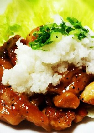 チキンのネギおろしガーリック醤油焼き！-レシピのメイン写真