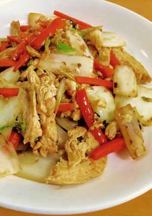 冷凍豆腐で肉もどき！白菜の野菜炒め★-レシピのメイン写真