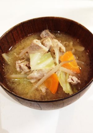 ごま油香る！炒めみそ汁-レシピのメイン写真