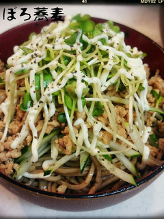 そぼろ蕎麦-レシピのメイン写真