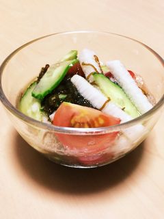 具沢山☆もずく酢-レシピのメイン写真