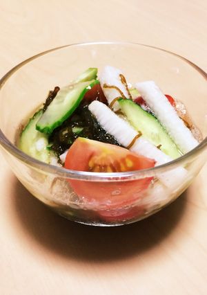 具沢山☆もずく酢-レシピのメイン写真