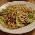 キャベツと牛肉の焼肉スパゲッティ