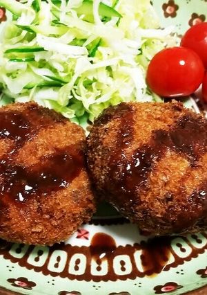 定番！激ウマ(*^^*)メンチカツ-レシピのメイン写真