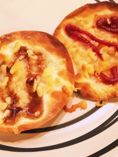 余り物!餃子の皮と揚げ玉の簡単ピザ-レシピのメイン写真