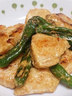 しし唐辛子と鶏肉のマヨポン炒め-レシピのメイン写真