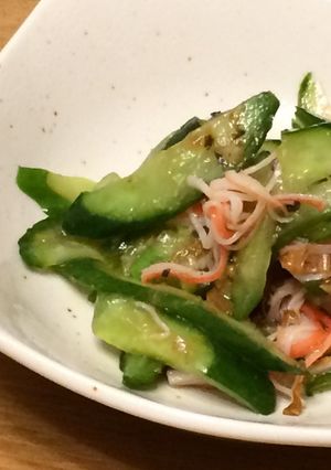 夏にさっぱり食べたいきゅうりの梅和え-レシピのメイン写真