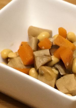 お豆を取ろう‼︎高野豆腐と大豆の煮物-レシピのメイン写真