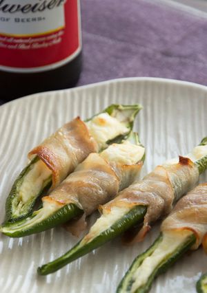 鷹峯とうがらしのベーコン巻き-レシピのメイン写真