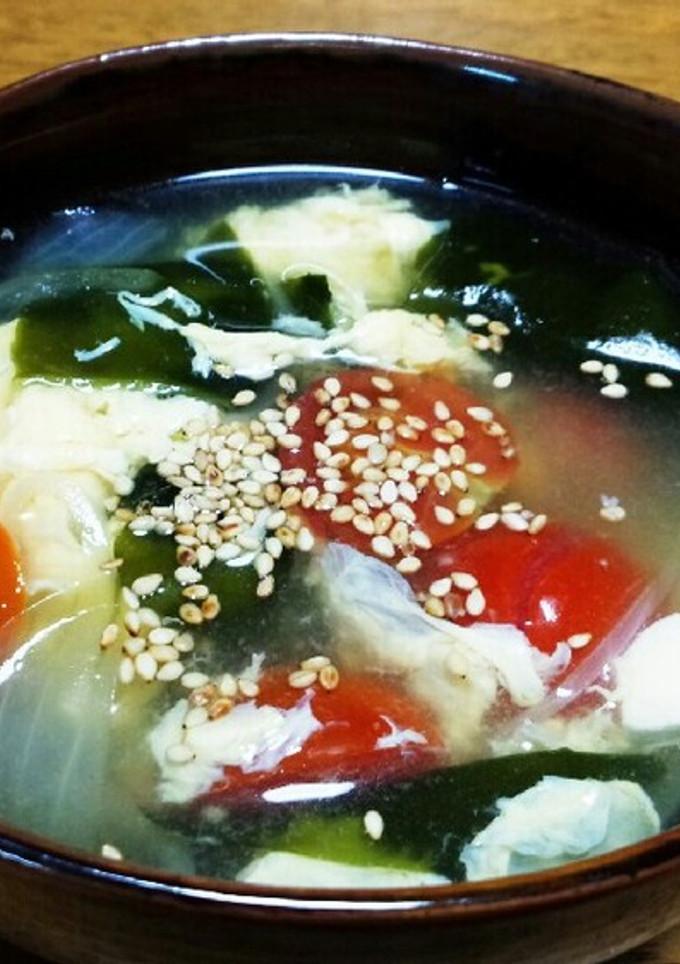 簡単☆美味しい☆トマトのさっぱりスープ♪-レシピのメイン写真