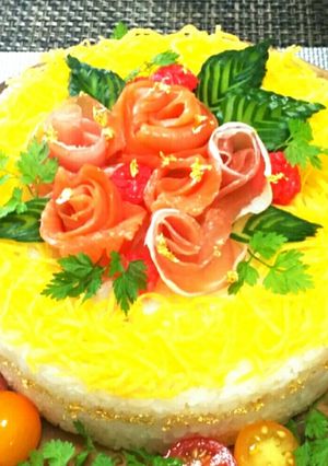 Birthday*☆ケーキ寿司-レシピのメイン写真