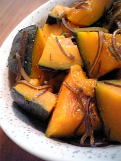 ++塩昆布で南瓜の煮物++-レシピのメイン写真