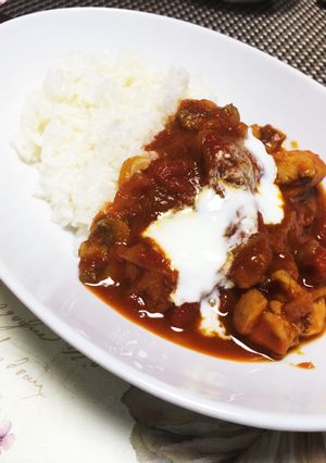 トマトチキンカレー-レシピのメイン写真