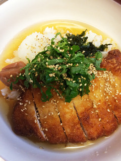 ☆とんかつの冷やし出汁茶漬け☆-レシピのメイン写真