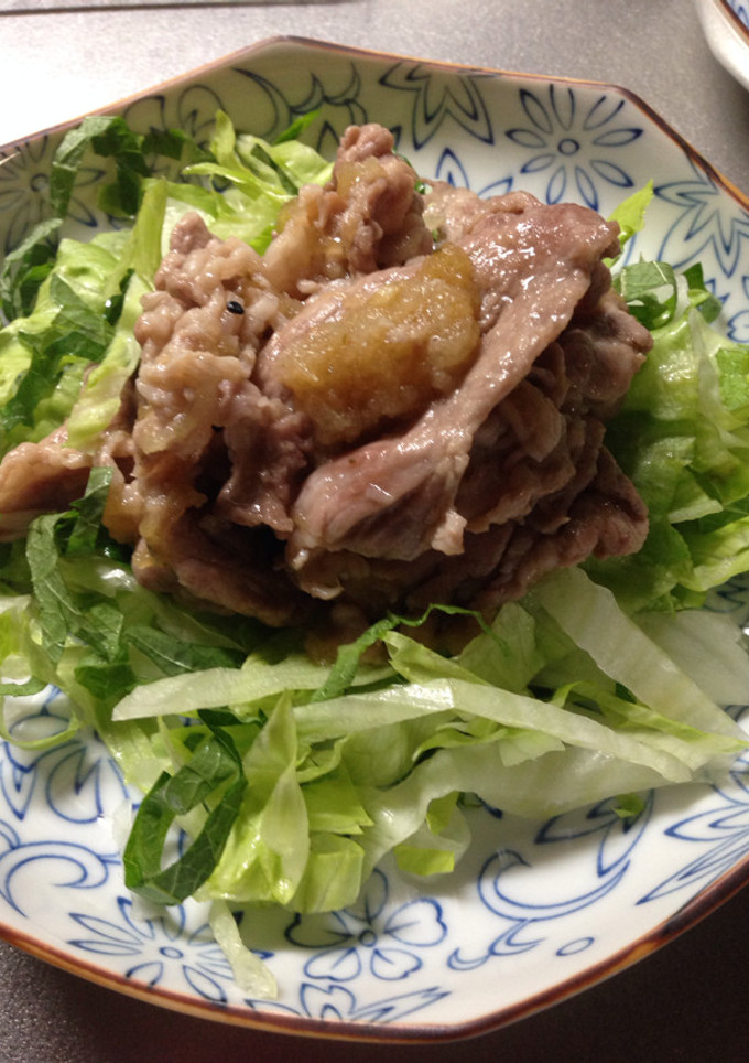 ピリッとおろし玉ねぎの肉炒め-レシピのメイン写真