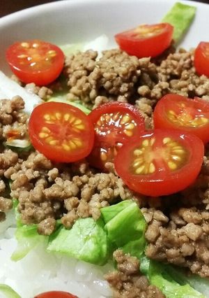 MCタコシーズニングでタコライス♪-レシピのメイン写真