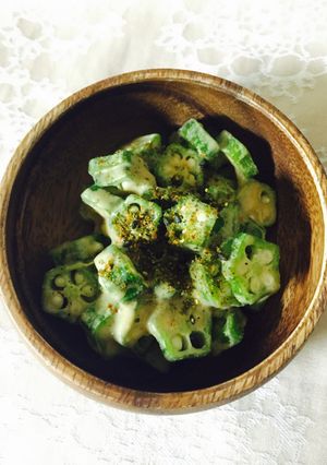 オクラのレモン風味ゴマ和え-レシピのメイン写真