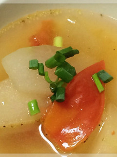 暑い夏に!冬瓜とトマトのスープ-レシピのメイン写真