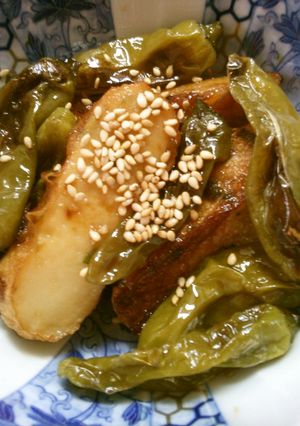 簡単 ししとう さつま揚げの ごま油炒め-レシピのメイン写真