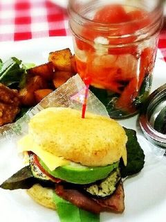 米粉のスコーン♡バーガー-レシピのメイン写真