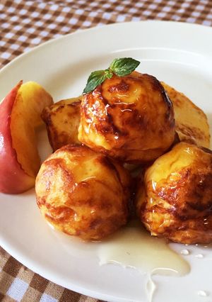 コロコロフレンチトーストとウサギ焼りんご-レシピのメイン写真