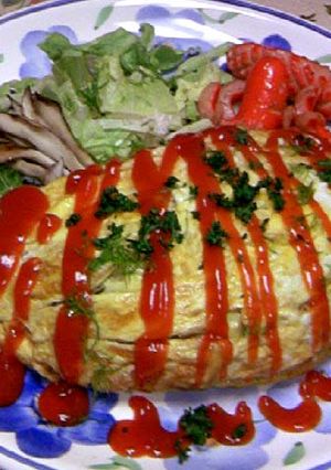 ﾛｰｽﾞﾏﾘｰ風味のオムライス-レシピのメイン写真
