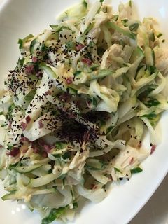 きゅうりとささみの梅ポン酢サラダ-レシピのメイン写真