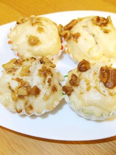 味噌蒸しパン(卵・牛乳不使用)-レシピのメイン写真