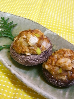 椎茸のとろろみそ焼き-レシピのメイン写真