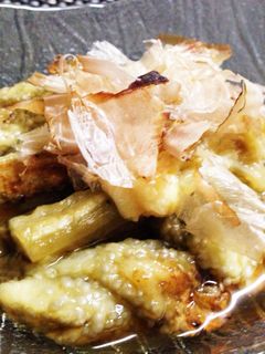 焼きなすをめんつゆでおひたし-レシピのメイン写真