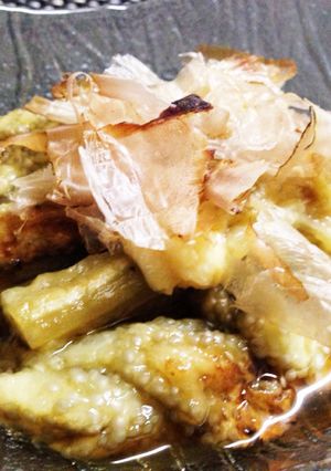 焼きなすをめんつゆでおひたし-レシピのメイン写真