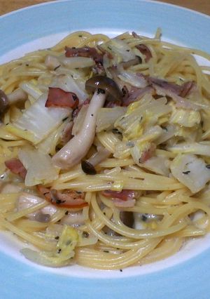 豆乳チーズクリームパスタ-レシピのメイン写真