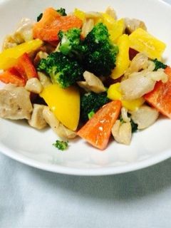 野菜と鶏肉のマヨ炒め-レシピのメイン写真