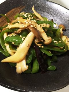 しめじとピーマンのきんぴら-レシピのメイン写真