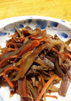 きんぴらごぼう ☆ 牛肉入り！-レシピのメイン写真