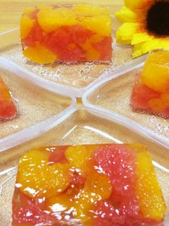 簡単ピンクグレープフルーツのテリーヌ♡-レシピのメイン写真