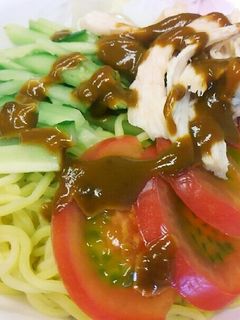 ラーメンサラダごまだれがけ-レシピのメイン写真