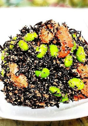 マヨネーズだけで!絶品 明太枝豆ひじき♪-レシピのメイン写真