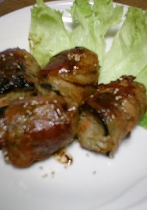 肉汁じゅうわー。挽き肉はさみ焼き-レシピのメイン写真