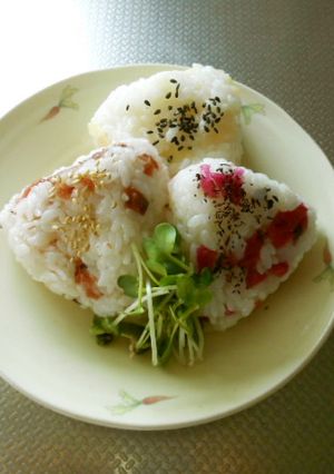 さっぱりおにぎり三兄弟-レシピのメイン写真
