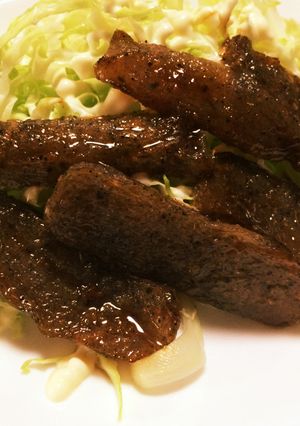 話題のこんにゃく生姜焼き-レシピのメイン写真