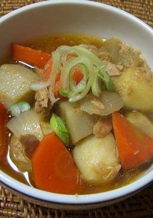 ツナと根菜のコクうま煮-レシピのメイン写真