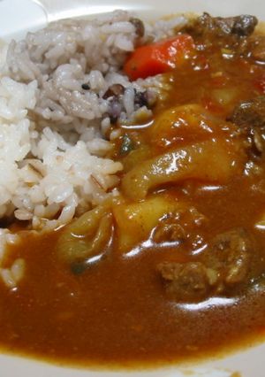 猪でデミソースのカレーだよ-レシピのメイン写真