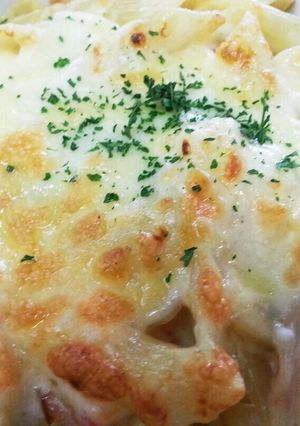 おひとりさまランチ~プチトマトグラタン-レシピのメイン写真